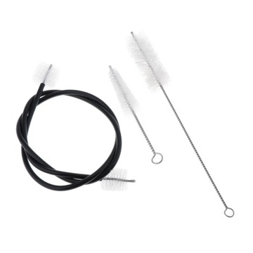 Zestaw 3 zestawów do czyszczenia trąbek Elastyczne szczoteczki do zaworów ustnika, 90 cm