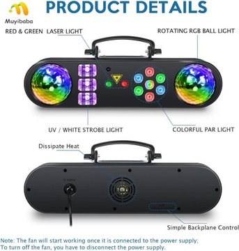 DJ Light Strip Stand 5 в 1 Party Bar Disco Stage Light