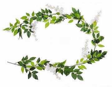 GIRLANDA GLICYNIA WISTERIA SZTUCZNE KWIATY 190cm