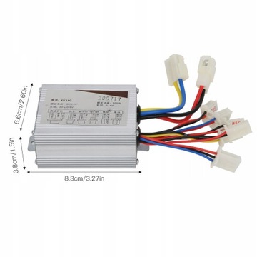 elektryczny kontroler rowerowy kontroler 24V 500W