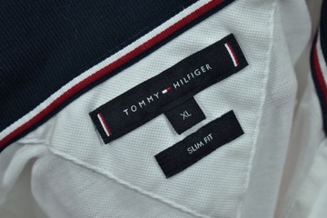 TOMMY HILFIGER Koszulka Polo Męska Slim Fit / XL