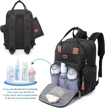 Рюкзак Dikaslon Diaper с переносной пеленальной подушкой