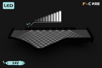 Полка TIR RENAULT PREMIUM II 05-13 козырек экокожа