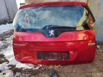 PEUGEOT 5008 I VÍKO KUFRU KUFRU ZADNÍ Z SKLO (OKNO)