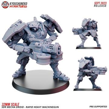 SDR Mecha Droid Rapid Heavy Machine Gun Kyoushunek