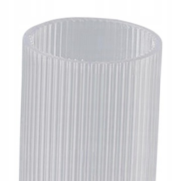 Formy do świec Akrylowe duże okrągłe żebro cylin