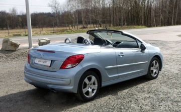 Peugeot 207 CC 1.6 VTi 120KM 2010 Peugeot 207 CC 1.6 120KM Kabriolet Zarejestrowany Klima Grzane fotele 1.6, zdjęcie 12