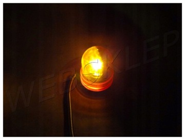 OSTRZEGAWCZY X7N77 POMARAŃCZOWY 24V LAMPA KOGUT