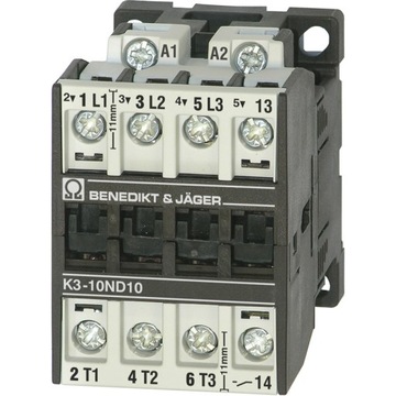 Stycznik 3P, 24 VAC, 14A, 5, 5 kW 1NC K3-14ND01 24