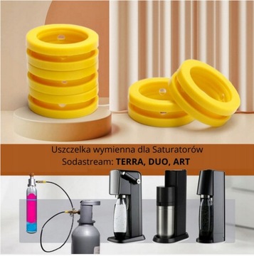 2x ПРОКЛАДКА SODASTREAM QUICKCONNECT TERRA ART DUO