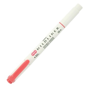 Zebra Mildliner zakreślacz Cool Red pastel