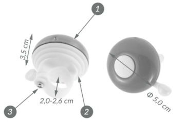 СКУТЕР UFO BIKE BELL ORANGE 50 мм