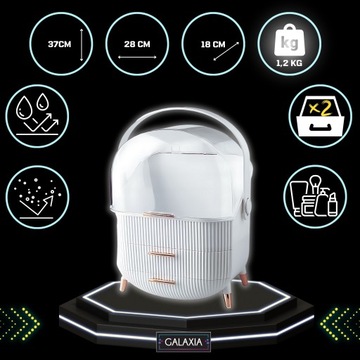 ОРГАНАЙЗЕР ДЛЯ КОСМЕТИКИ БОЛЬШАЯ женская косметичка Чехол-контейнер Шкатулка