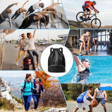 РЮКЗАК ФУТБОЛЬНЫЙ ТРЕНИРОВОЧНЫЙ СПОРТИВНАЯ СУМКА СО ШНУРОМ БОЛЬШОЙ ВМЕСТИМОСТИ