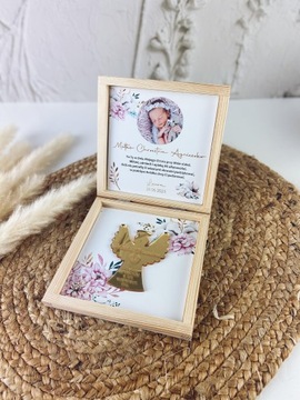 СПАСИБО ПОДАРОК ​​КРЕСТНЫМ РОДИТЕЛЯМ фото + ЗОЛОТОЙ МАГНИТ