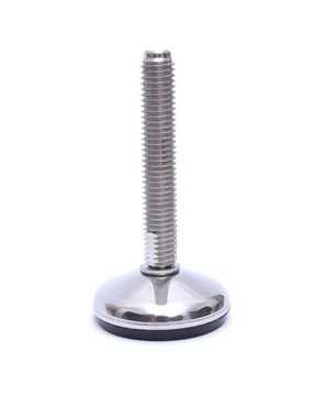 MINI STOPA STOPKA WAHLIWA DO MASZYN NÓŻKA REGULOWANA INOX 40 M10x100 BLACK