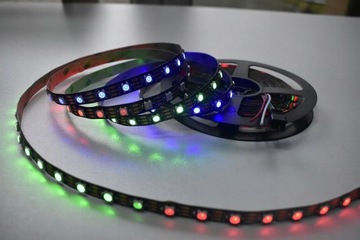 Taśma LED 5050 RGB WS2812B Magic 60 led/m IP20 5m