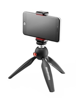 MARKOWY STATYW TRIPOD MANFROTTO PIXI SMART KAMERKA SMARTFON UCHWYT 1/4