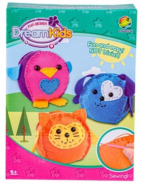 MASCOT Набор креативных выкроек для шитья PET ANIMALS Подушка своими руками