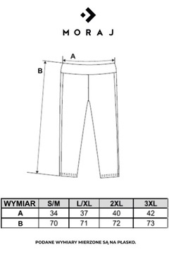 LEGINSY 3/4 Z LAMPASAMI GETRY RYBACZKI KOLOR S M