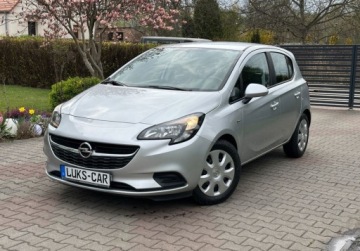 Opel Corsa E Hatchback 3d 1.2 Twinport 70KM 2015 Opel Corsa 1,2 70KM Pdc Podgrzewane fotele CLIMA Bezwypadkowy Serwis 1.2