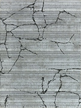 MIĘKKI SZARY DYWAN 200x290 DWUPOZIOMOWY 3D MARMUR