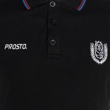 Koszulka polo męska PROSTO Polo Woods black L