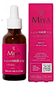 SERUM DO WŁOSÓW Z KERATYNĄ BOOSTER DO ODŻYWEK I KOŃCÓWEK WŁOSÓW MIYA