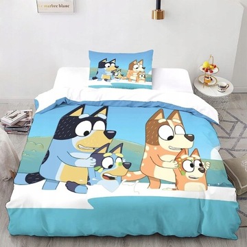 BLUEY i BINGO KOMPLET POŚCIELI POSZEWKI