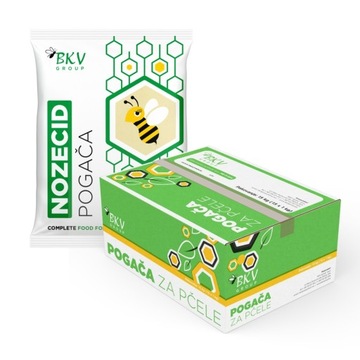 Pokarm dla pszczół z nozevitem BKV 15szt x 1kg, karton