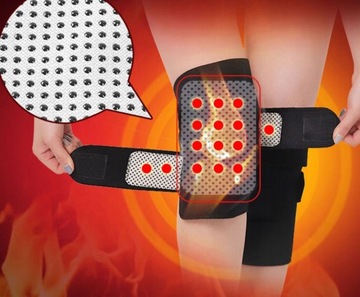 2x OPASKA MAGNETYCZNA ORTEZA NA KOLANO ŁAGODZI BÓL