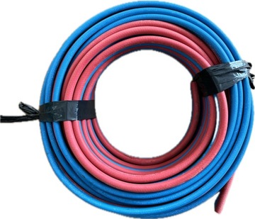 WĄŻ SPAWALNICZY TWIN TLEN ACETYLEN GUMOWY 6 MM 9 MM 20 BAR ROLKA 25 m