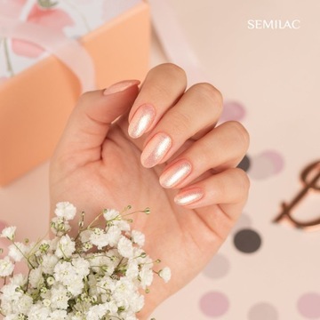 SEMILAC 577 Гибридный лак для ногтей Shine Together 7 мл