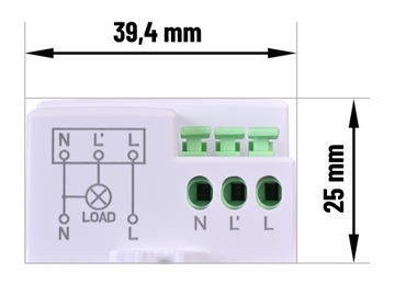 Микроволновой радарный датчик MINI LED датчик движения
