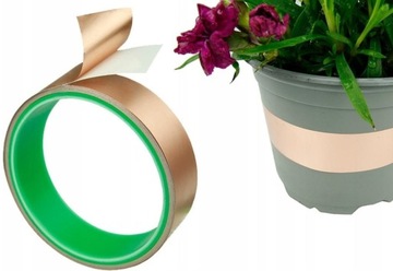 МЕДНАЯ ЛЕНТА АНТИ-УЛИТКА отпугивает УЛИТОК, 4 метра, самоклеящаяся