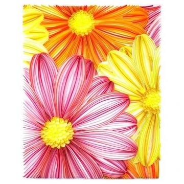 Quilling Paper Zestaw do Quillingu Paski 40x50 cm