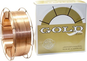Drut spawalniczy SG2 1,0mm 15kg GOLD