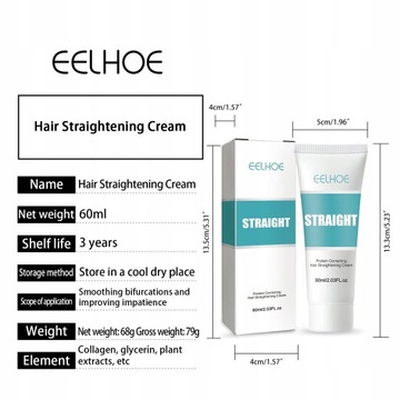 Протеиновый питательный крем для выпрямления волос