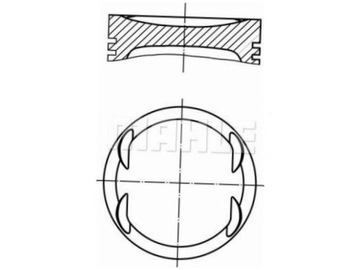 MAHLE 012 13 00 PÍST