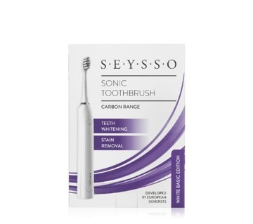 ЗУБНАЯ ЩЕТКА SEYSSO CARBON BASIC SONIC, БЕЛАЯ