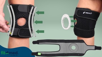 STABILIZATOR KOLANA OPASKA PODTRZYMUJĄCA KOLANO URAZ RZEPKI STABILIZACJA