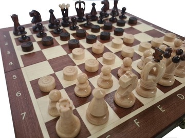 Szachy turniejowe Dudrak Woodworking DUŻE JAKOŚĆ
