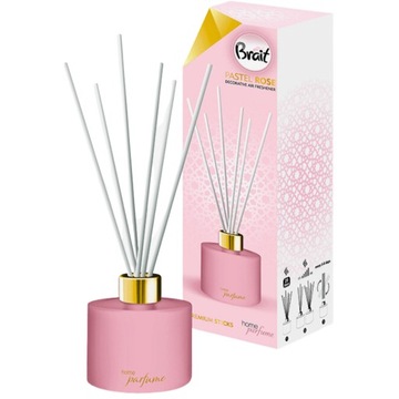 Odświeżacz Powietrza Dekoracyjny Patyczki Zapachowe Brait Pastel Rose 100ml