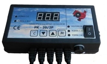 STEROWNIK na 2 pompy CO PK-20/2P ANTYSTOP