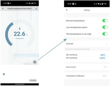 ИНТЕЛЛЕКТУАЛЬНЫЙ ТЕРМОМЕТР WiFi ЗОНД 3 м Приложение Tuya Smart Life ТЕМПЕРАТУРА -40+120°C