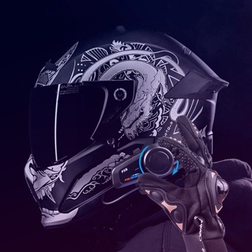 Мотоциклетный домофон Fodsports FX6 на 6 человек