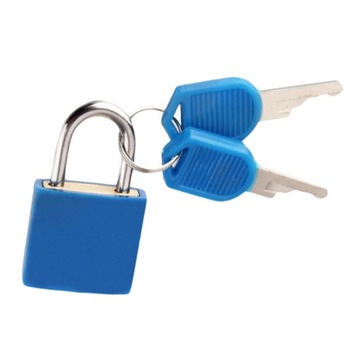 Набор мини-комбинаций навесных замков из пластика.
