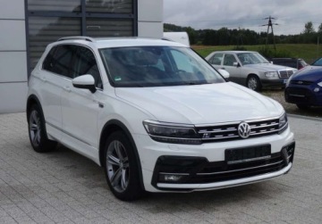 Volkswagen Tiguan II SUV 2.0 TDI 150KM 2018 Volkswagen Tiguan 2.0TDI R LINE Automat Bezwypadkowy Serwisowany Oplacony, zdjęcie 3