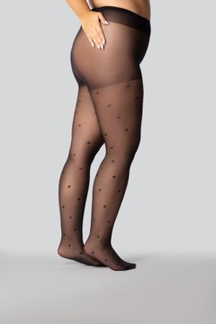 Колготки QUEEN SIZE DIAMOND RAIN 30 ден, размер 8