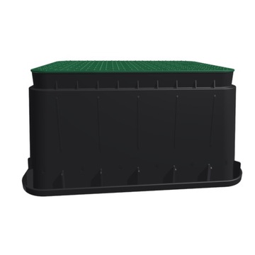 Люк клапанной коробки JUMBO для электромагнитных клапанов, ЗЕЛЕНАЯ КРЫШКА